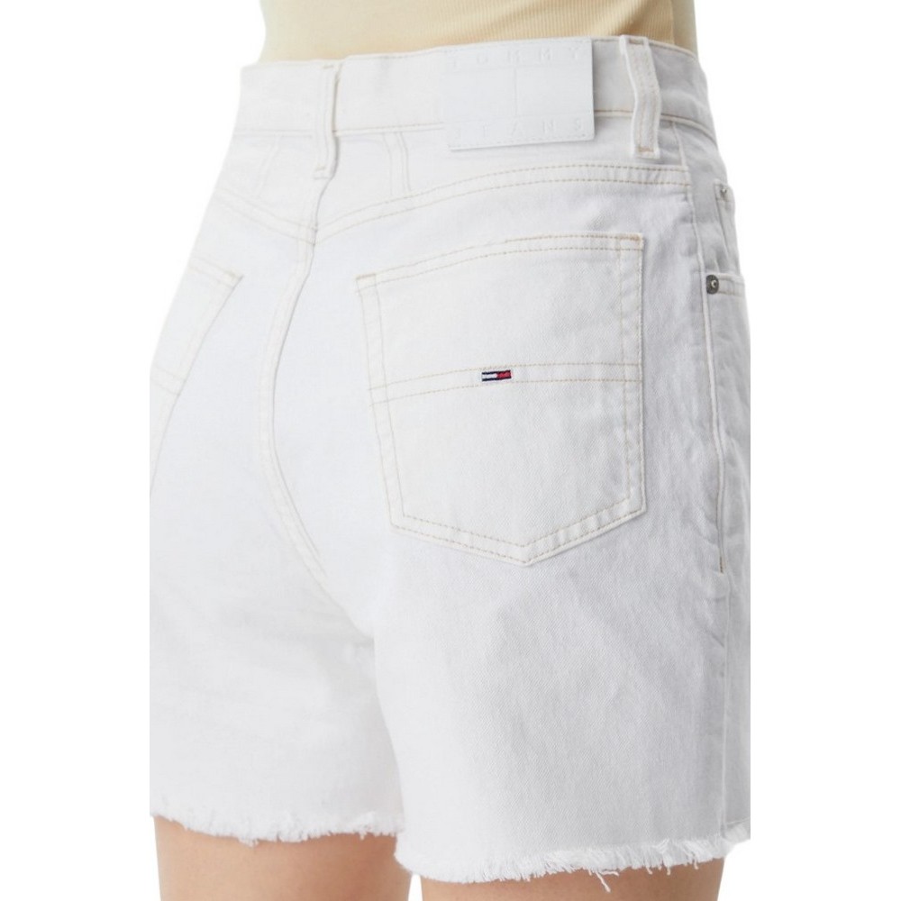TOMMY JEANS MOM SHORT BI8194 ΣΟΡΤΣ ΓΥΝΑΙΚΕΙΟ DENIM WHITE