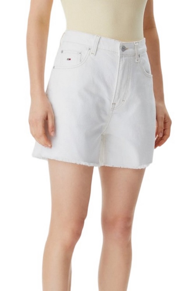 TOMMY JEANS MOM SHORT BI8194 ΣΟΡΤΣ ΓΥΝΑΙΚΕΙΟ DENIM WHITE