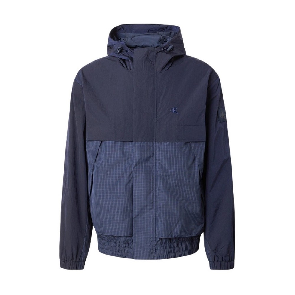 CALVIN KLEIN JEANS LTWT NYLON MIXED MEDIA WINDBR ΜΠΟΥΦΑΝ ΑΝΔΡΙΚΟ NAVY