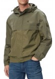 CALVIN KLEIN JEANS LTWT NYLON MIXED MEDIA WINDBR ΜΠΟΥΦΑΝ ΑΝΔΡΙΚΟ OLIVE
