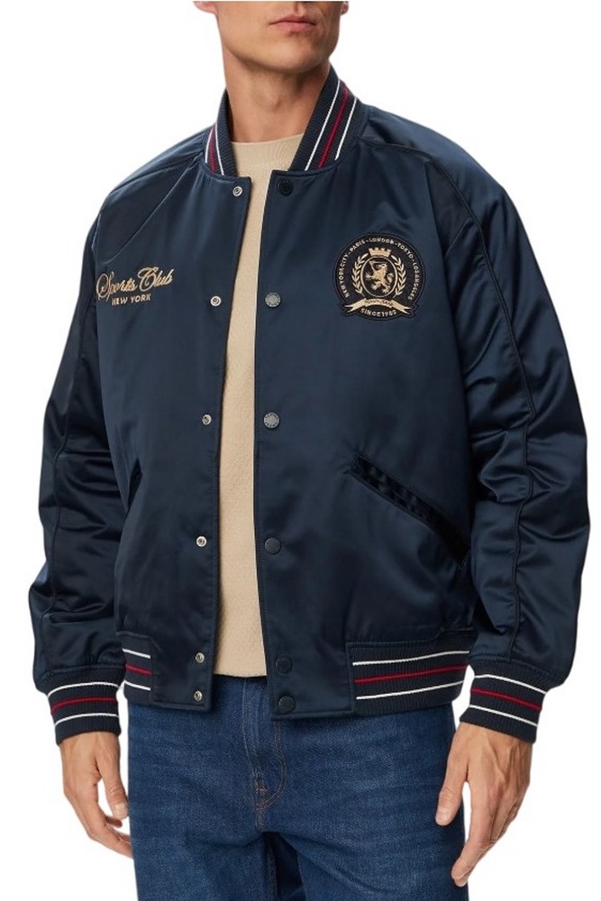 TOMMY JEANS SOUVENIR BOMBER JACKET ΜΠΟΥΦΑΝ ΑΝΔΡΙΚΟ NAVY