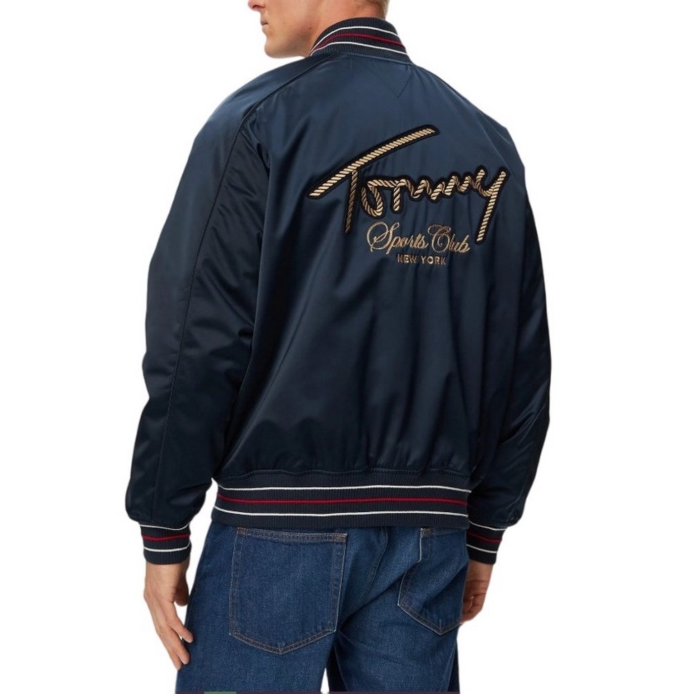 TOMMY JEANS SOUVENIR BOMBER JACKET ΜΠΟΥΦΑΝ ΑΝΔΡΙΚΟ NAVY