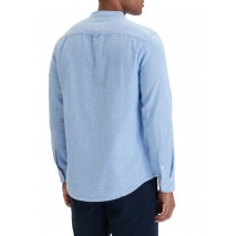 TOMMY JEANS REG LINEN MX BAND CLLR SHIRT ΠΟΥΚΑΜΙΣΟ ΑΝΔΡΙΚΟ CIEL