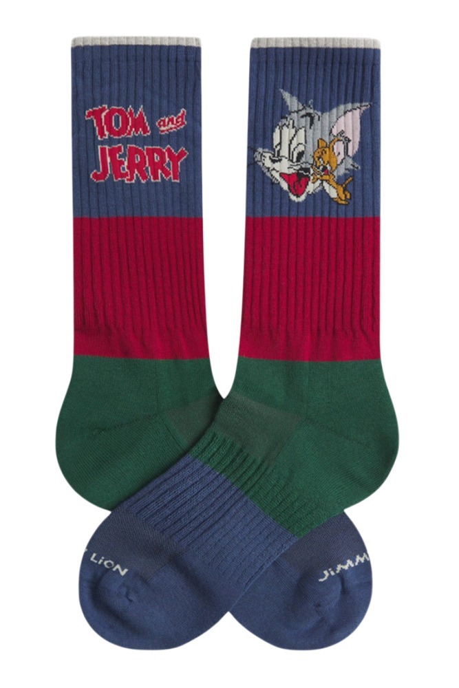 JIMMY LION ATHLETIC TOM AND JERRY ΚΑΛΤΣΕΣ UNISEX MULTI