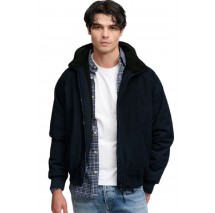 SUPERDRY CITY FLEECE LINED JACKET ΜΠΟΥΦΑΝ ΑΝΔΡΙΚΟ ECLIPSE NAVY
