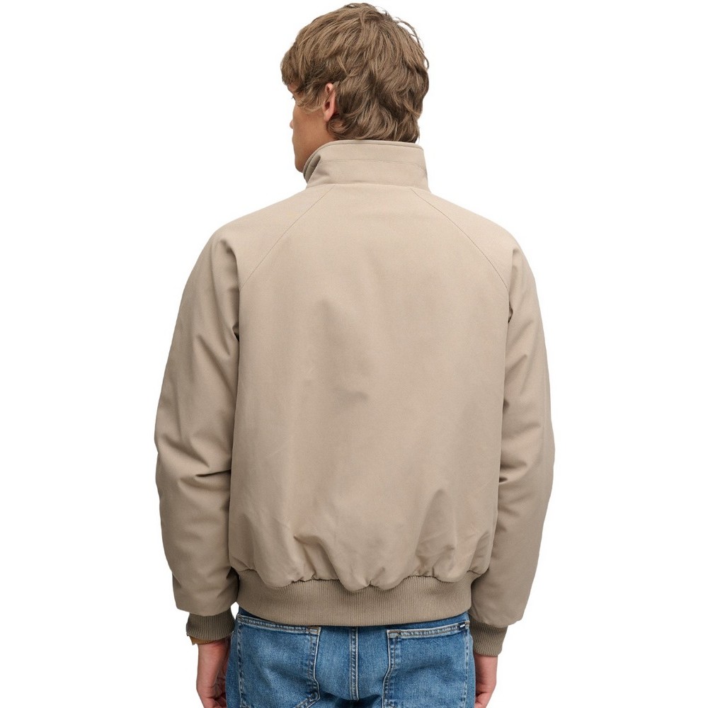 SUPERDRY CITY FLEECE LINED JACKET ΜΠΟΥΦΑΝ ΑΝΔΡΙΚΟ BROWN