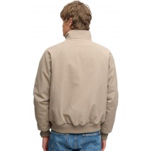 SUPERDRY CITY FLEECE LINED JACKET ΜΠΟΥΦΑΝ ΑΝΔΡΙΚΟ BROWN