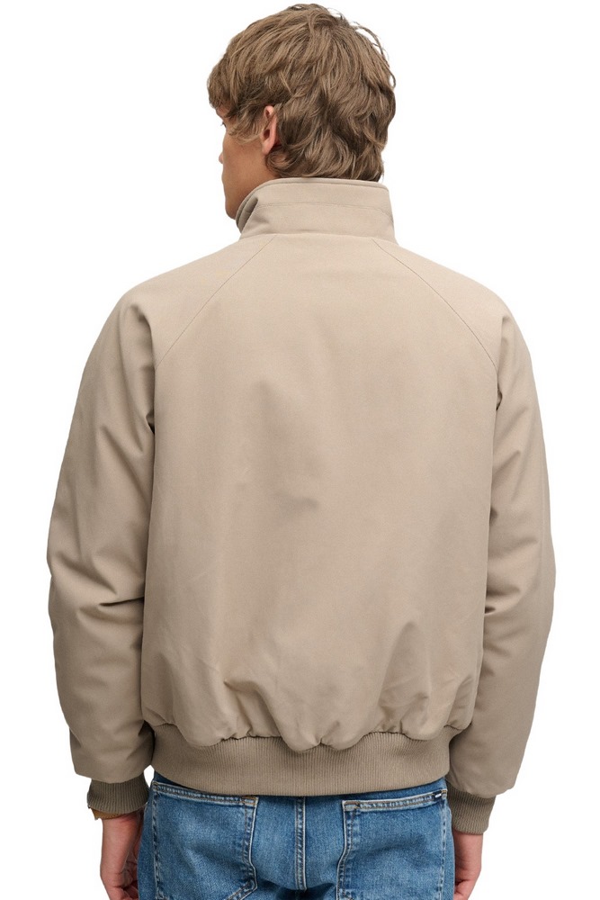 SUPERDRY CITY FLEECE LINED JACKET ΜΠΟΥΦΑΝ ΑΝΔΡΙΚΟ BROWN