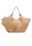 DKNY PAULA SHOPPER TOTE BAG R42BAE48 ΤΣΑΝΤΑ ΓΥΝΑΙΚΕΙΑ BEIGE