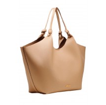 DKNY PAULA SHOPPER TOTE BAG R42BAE48 ΤΣΑΝΤΑ ΓΥΝΑΙΚΕΙΑ BEIGE