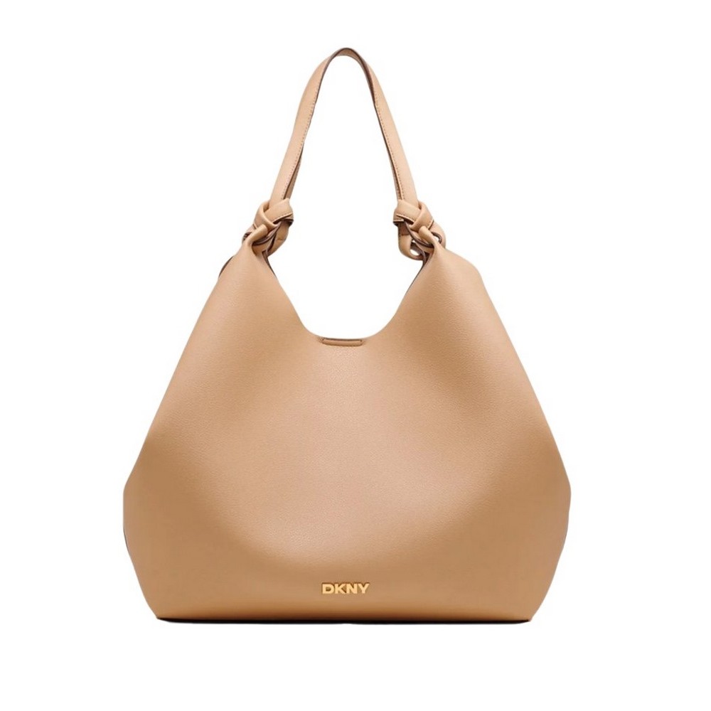 DKNY PAULA SHOPPER TOTE BAG R42BAE48 ΤΣΑΝΤΑ ΓΥΝΑΙΚΕΙΑ BEIGE