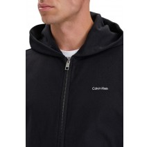 CALVIN KLEIN MICRO LOGO DBL FZ HOODIE ΖΑΚΤΕΑ ΦΟΥΤΕΡ ΑΝΔΡΙΚΗ BLACK