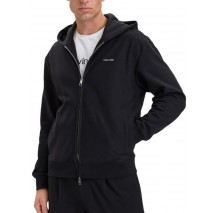 CALVIN KLEIN MICRO LOGO DBL FZ HOODIE ΖΑΚΤΕΑ ΦΟΥΤΕΡ ΑΝΔΡΙΚΗ BLACK