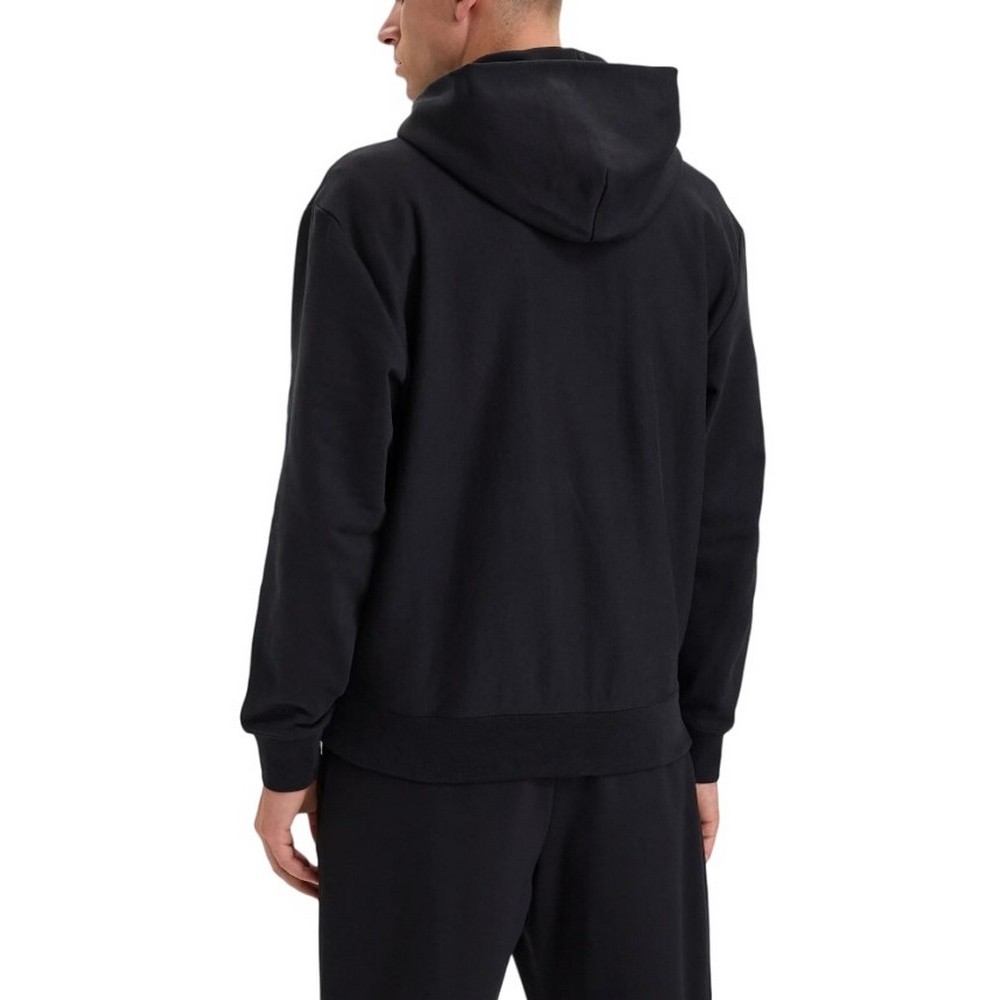 CALVIN KLEIN MICRO LOGO DBL FZ HOODIE ΖΑΚΤΕΑ ΦΟΥΤΕΡ ΑΝΔΡΙΚΗ BLACK