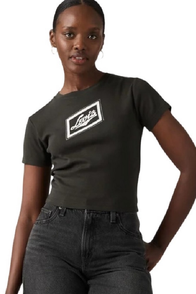 LEVIS GR ESSENTIAL SPORTY TEE T-SHIRT ΜΠΛΟΥΖΑ ΓΥΝΑΙΚΕΙΑ BLACK