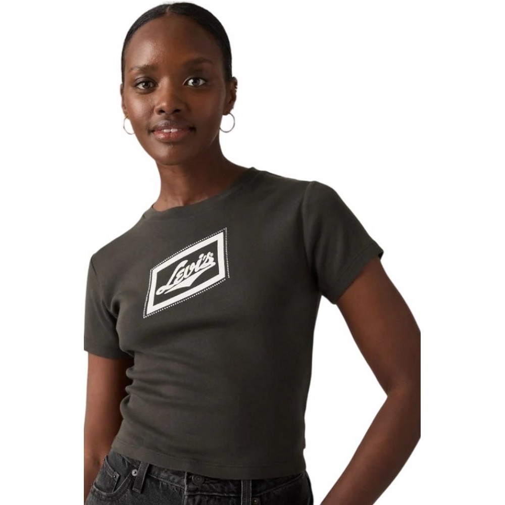 LEVIS GR ESSENTIAL SPORTY TEE T-SHIRT ΜΠΛΟΥΖΑ ΓΥΝΑΙΚΕΙΑ BLACK