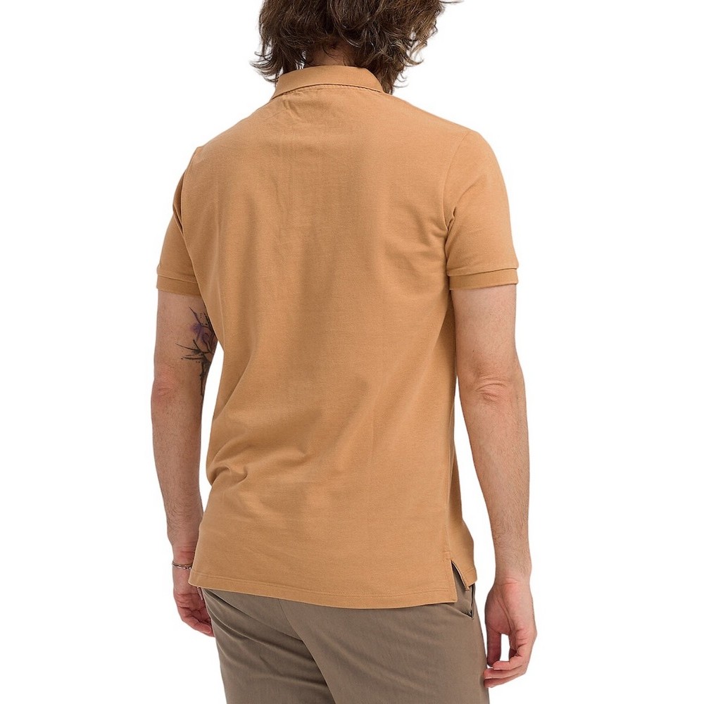 U.S POLO ASSN KING 000147 EHPD USPA BASIC POLO T-SHIRT ΜΠΛΟΥΖΑ ΑΝΔΡΙΚΗ TAN