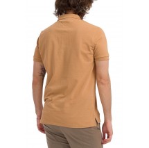 U.S POLO ASSN KING 000147 EHPD USPA BASIC POLO T-SHIRT ΜΠΛΟΥΖΑ ΑΝΔΡΙΚΗ TAN