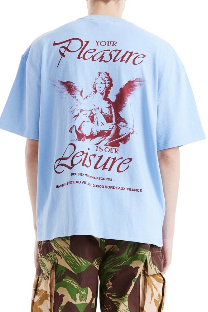 DEUS LADY LIBERTINE T-SHIRT ΜΠΛΟΥΖΑ ΑΝΔΡΙΚΗ CIEL
