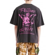 DEUS LADY LIBERTINE T-SHIRT ΜΠΛΟΥΖΑ ΑΝΔΡΙΚΗ ANTHRACHITE