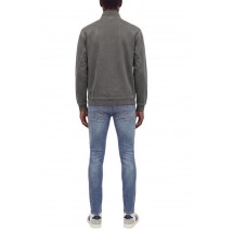 HUGO BOSS NEVEZIP JERSEY SWEATSHIRT ΜΠΛΟΥΖΑ ΦΟΥΤΕΡ ΑΝΔΡΙΚΗ GREY