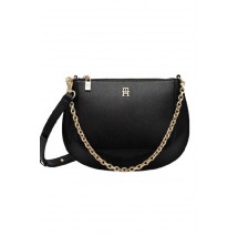 TOMMY HILFIGER GLAM CONV MED CROSSOVER ΤΣΑΝΤΑ ΓΥΝΑΙΚΕΙΑ BLACK