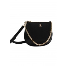 TOMMY HILFIGER GLAM CONV MED CROSSOVER ΤΣΑΝΤΑ ΓΥΝΑΙΚΕΙΑ BLACK