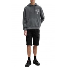 TOMMY JEANS RLX NEON WSHD SIGN HD EXT ΦΟΥΤΕΡ ΜΠΛΟΥΖΑ ΑΝΔΡΙΚΗ GREY