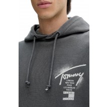 TOMMY JEANS RLX NEON WSHD SIGN HD EXT ΦΟΥΤΕΡ ΜΠΛΟΥΖΑ ΑΝΔΡΙΚΗ GREY