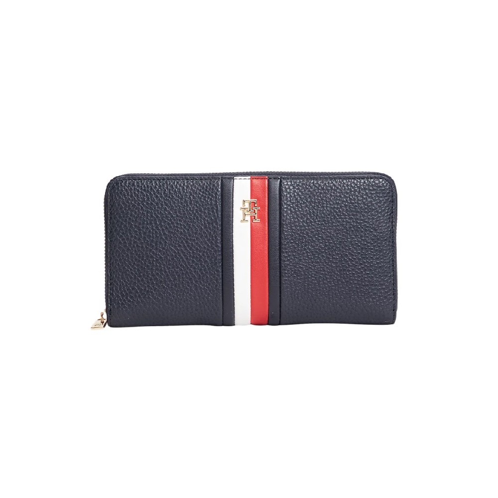 TOMMY HILFIGER ICON LRG ZA CORP ΠΟΡΤΟΦΟΛΙ ΓΥΝΑΙΚΕΙΟ NAVY