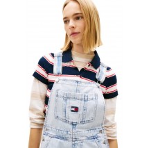 TOMMY JEANS MIA DUNGAREE SHORT EXT BJ6014 ΤΖΙΝ ΟΛΟΣΩΜΗ ΦΟΡΜΑ ΓΥΝΑΙΚΕΙΑ DENIM LIGHT