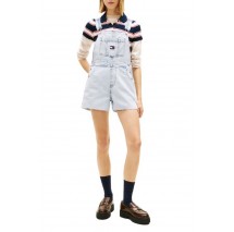 TOMMY JEANS MIA DUNGAREE SHORT EXT BJ6014 ΤΖΙΝ ΟΛΟΣΩΜΗ ΦΟΡΜΑ ΓΥΝΑΙΚΕΙΑ DENIM LIGHT