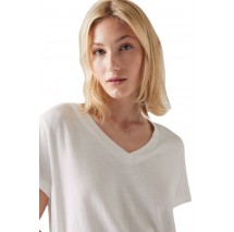 LEVIS BOXY VNECK TEE A87740001 T-SHIRT ΜΠΛΟΥΖΑ ΓΥΝΑΙΚΕΙΑ WHITE