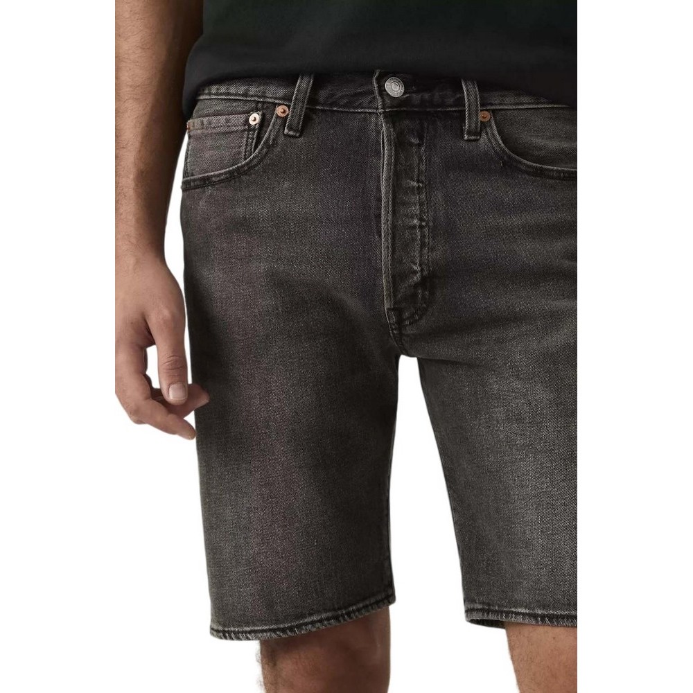 LEVIS 501® ORIGINAL SHORTS ΤΖΙΝ ΒΕΡΜΟΥΔΑ ΑΝΔΡΙΚΗ WASHED BLACK