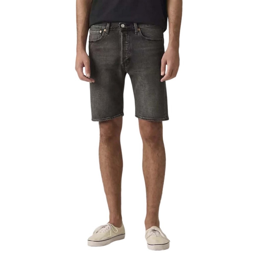 LEVIS 501® ORIGINAL SHORTS ΤΖΙΝ ΒΕΡΜΟΥΔΑ ΑΝΔΡΙΚΗ WASHED BLACK