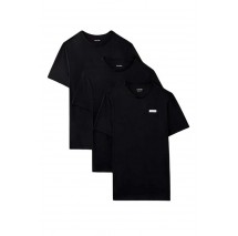 CALVIN KLEIN  CREW NECK 3PK ΕΣΩΡΟΥΧΟ ΑΝΔΡΙΚΟ BLACK