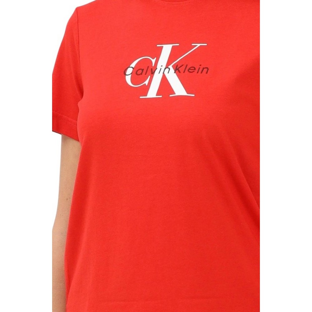 CALVIN KLEIN JEANS HR CLSSC MNLG CNC T-SHIRT ΜΠΛΟΥΖΑ ΓΥΝΑΙΚΕΙΑ  RUSH