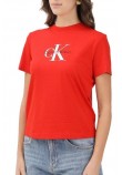 CALVIN KLEIN JEANS HR CLSSC MNLG CNC T-SHIRT ΜΠΛΟΥΖΑ ΓΥΝΑΙΚΕΙΑ  RUSH