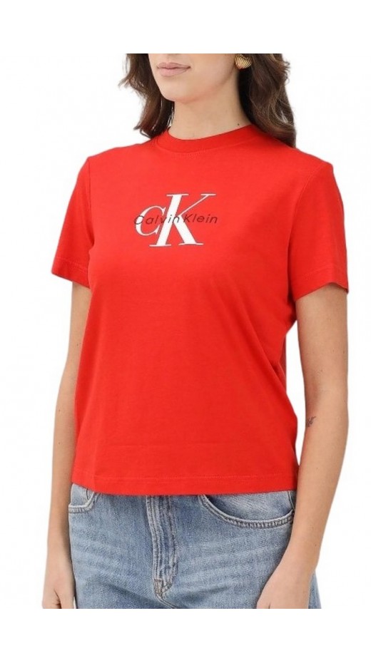 CALVIN KLEIN JEANS HR CLSSC MNLG CNC T-SHIRT ΜΠΛΟΥΖΑ ΓΥΝΑΙΚΕΙΑ  RUSH