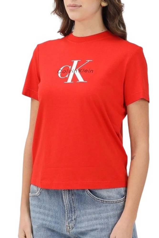 CALVIN KLEIN JEANS HR CLSSC MNLG CNC T-SHIRT ΜΠΛΟΥΖΑ ΓΥΝΑΙΚΕΙΑ  RUSH