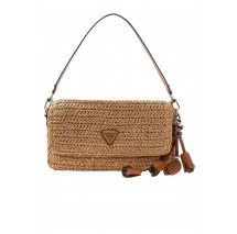 GUESS OFELIA FLAP SHOULDER BAG ΤΣΑΝΤΑ ΓΥΝΑΙΚΕΙΑ COGNAC