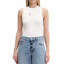 TOMMY JEANS SLIM SH TJ BUBBLE TANK ΤΟΠ ΓΥΝΑΙΚΕΙΟ ECRU