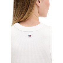 TOMMY JEANS SLIM SH TJ BUBBLE TANK ΤΟΠ ΓΥΝΑΙΚΕΙΟ ECRU