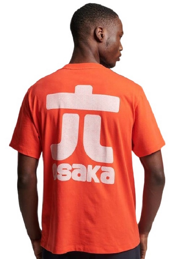 SUPERDRY CODE OSAKA LOGO T-SHIRT ΑΝΔΡΙΚΟ RED