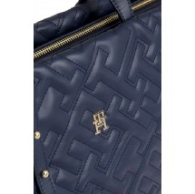 TOMMY HILFIGER TH SOFT TOTE MONO ΤΣΑΝΤΑ ΓΥΝΑΙΚΕΙΑ NAVY