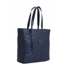 TOMMY HILFIGER TH SOFT TOTE MONO ΤΣΑΝΤΑ ΓΥΝΑΙΚΕΙΑ NAVY