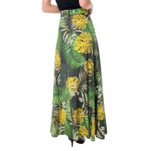 GUESS VERITY LONG SKIRT ΦΟΥΣΤΑ ΓΥΝΑΙΚΕΙΑ GREEN