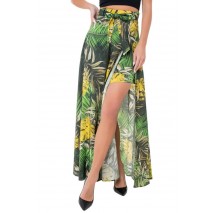 GUESS VERITY LONG SKIRT ΦΟΥΣΤΑ ΓΥΝΑΙΚΕΙΑ GREEN