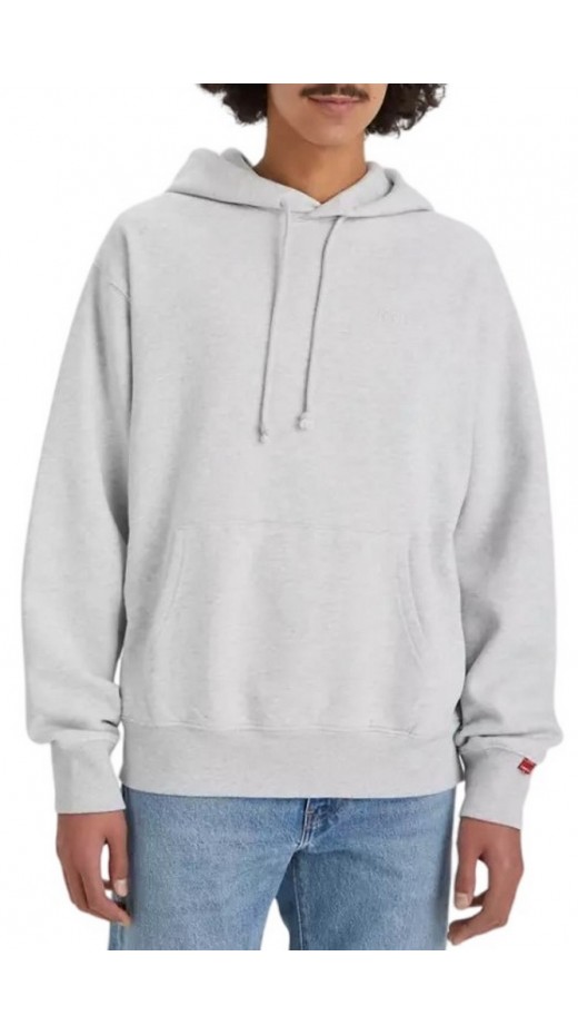 LEVIS® THE AUTHENTIC HOODIE ΦΟΥΤΕΡ ΜΠΛΟΥΖΑ ΑΝΔΡΙΚΗ GREY