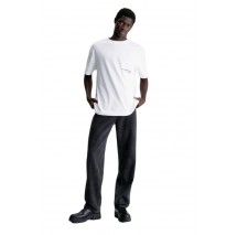 CALVIN KLEIN JEANS CK SPRAY TEE T-SHIRT ΑΝΔΡΙΚΟ BRIGHT WHITE